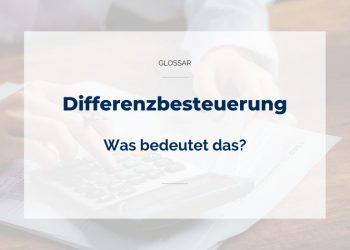 Differenzbesteuerung