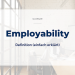 Employability