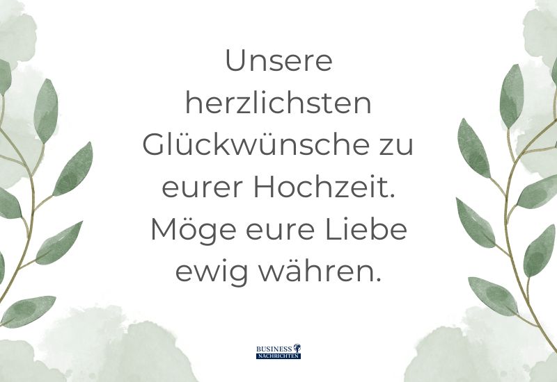 Hochzeitswünsche 225 Sprüche & Wünsche (2023)