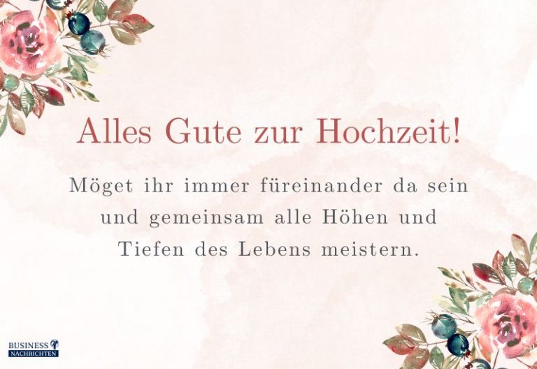 Hochzeitswünsche 225 Sprüche & Wünsche (2023)