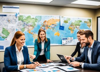 geschäftsreise im Team